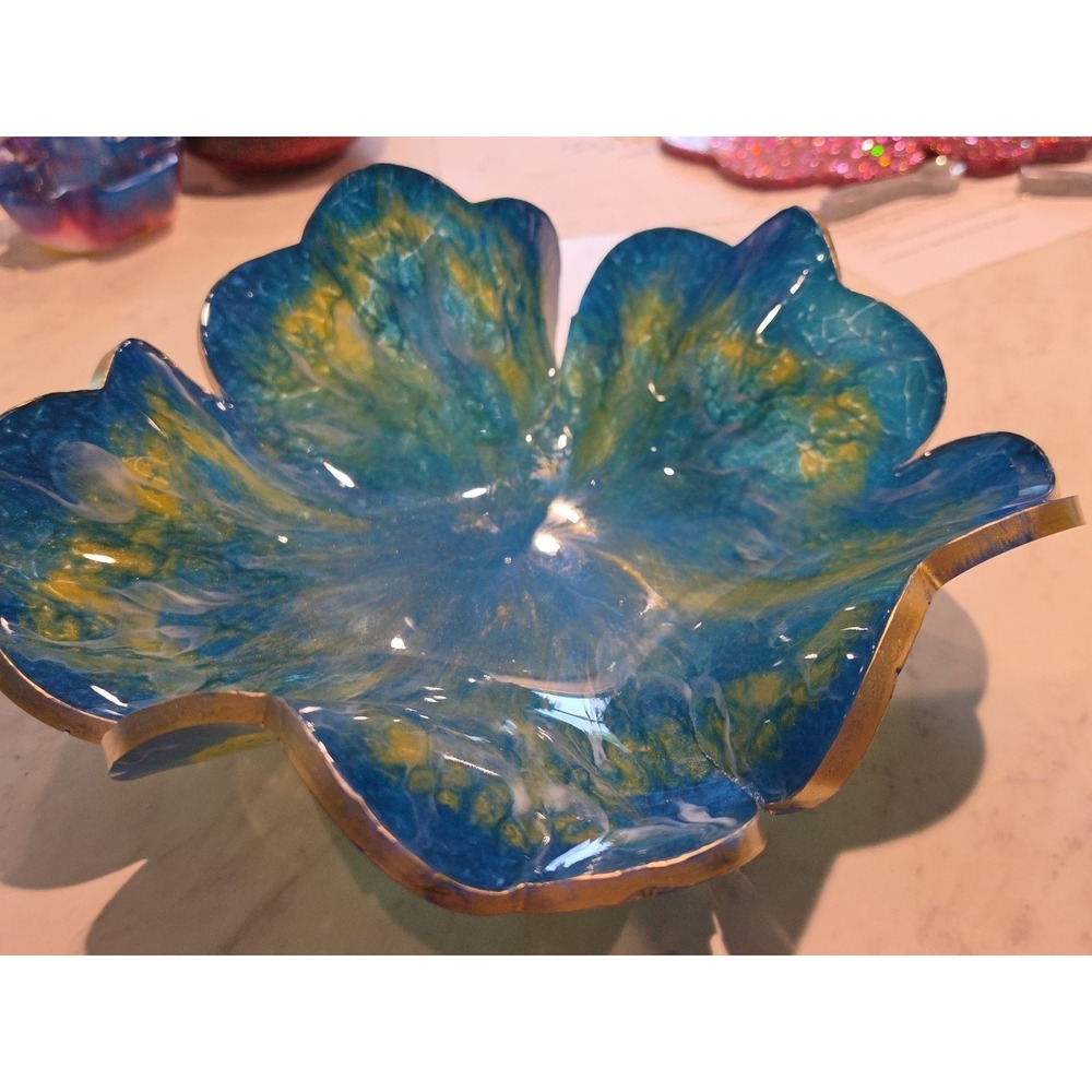 Handmade‎ Resin Large Flower Bowl